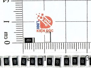 Điện trở dán 2010 200R 201 0.5W 5% (dây 10 chiếc)