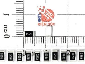 Điện trở dán 2010 0.62R R620 0.5W 5% (dây 10 chiếc)