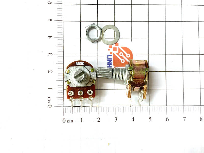 Chiết áp đôi 50K WH148-B50K 15mm