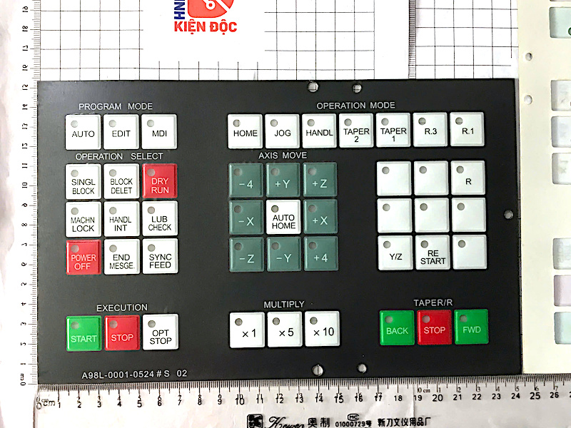 A98L-0001-0524#S02 BÀN PHÍM MÁY CNC FANUC