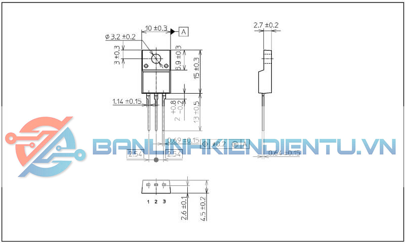 Kích thước của K14A55Djpg
