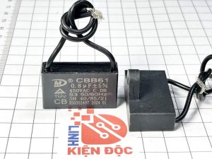Tụ quạt CBB61 0.8UF 450VAC nhập khẩu