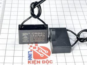 Tụ quạt CBB61 1.5UF 450VAC nhập khẩu