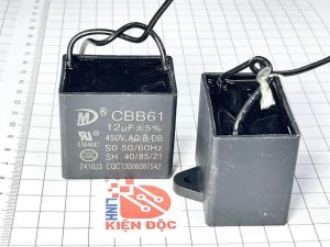 Tụ quạt CBB61 12UF 450VAC nhập khẩu