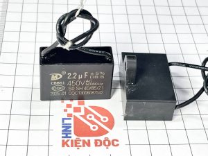 Tụ quạt CBB61 2.2UF 450VAC nhập khẩu