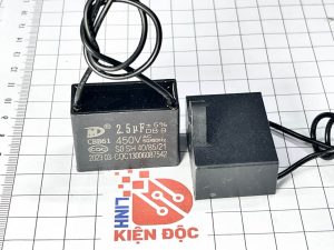 Tụ quạt CBB61 2.5UF 450VAC nhập khẩu
