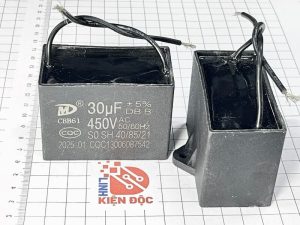 Tụ quạt CBB61 30UF 450VAC nhập khẩu