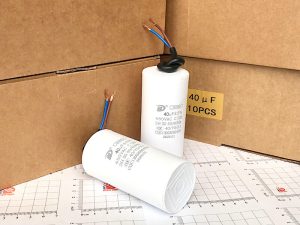 Tụ khởi động CBB60 40uF 450V SMILER 45×94.5mm nhập khẩu