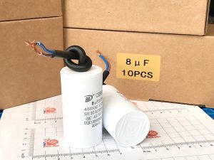 Tụ khởi động CBB60 8uF 450V SMILER 35×65mm