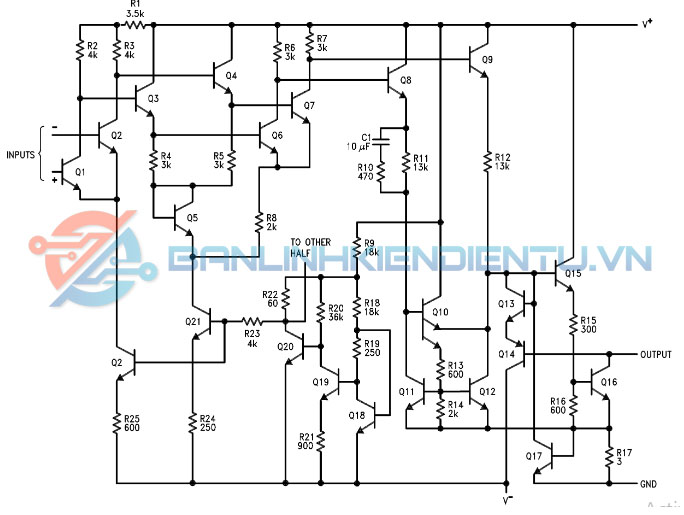 Sơ đồ cấu tạo LM319M