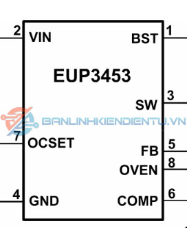 Sơ đồ chân EUP3453