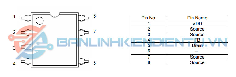 Sơ đồ chân MIP363
