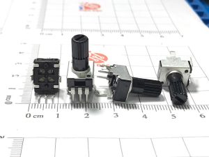 Chiết áp đơn 20K B203 RV09 0932 12.5mm chân đứng