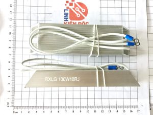 Điện trở xả vỏ nhôm RXLG 100W 10R 140x40x20mm