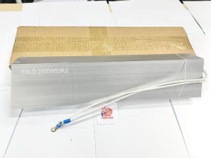Điện trở xả vỏ nhôm RXLG 2000W 50R 450x100x50mm