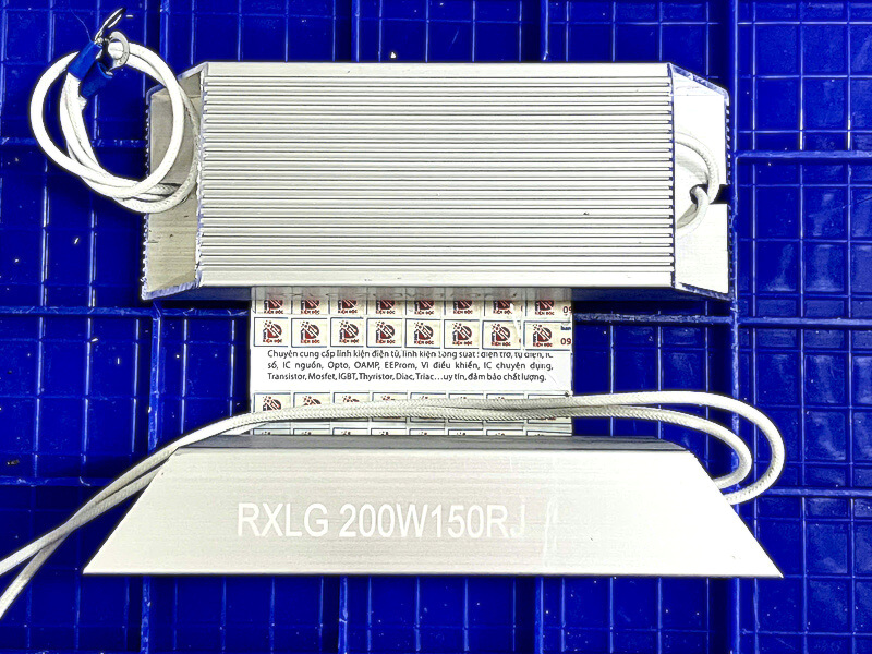 Điện trở xả RXLG 200W 150R vỏ nhôm 165x60x30mm