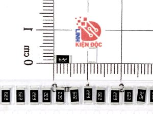 Điện trở dán 2010 6.2K 622 0.5W 5% (dây 10 chiếc)