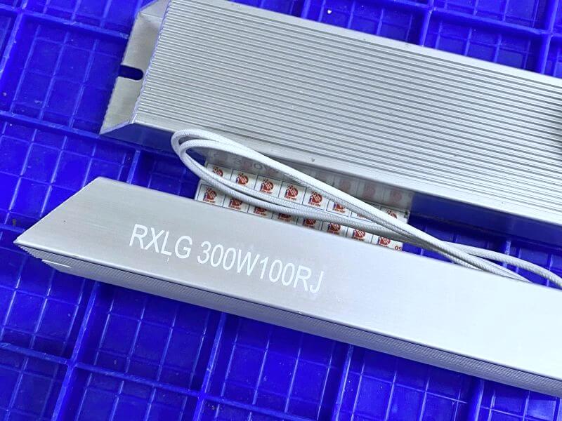 Điện trở xả RXLG 300W 100R vỏ nhôm 215x60x30mm - Ảnh 2