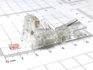Đầu bấm dây mạng RJ45, hạt mạng trong suốt