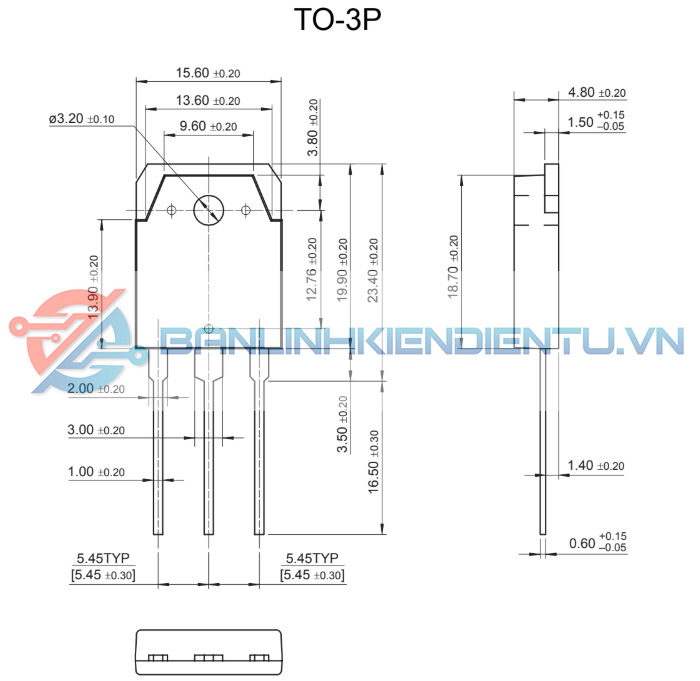 Kích thước TO-3P
