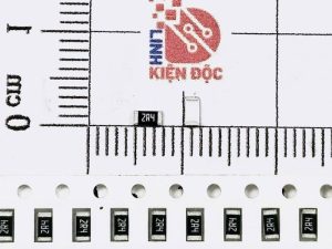 Điện trở dán 1206 2.4R 5% (dây 50c)
