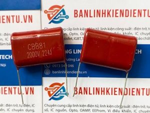 Tụ CBB81 224J 2000V 0.22uF 220nF 2000V P=31mm