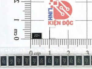 Điện trở dán 2512 200K 204-1W 5% (dây 10 chiếc)