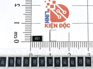 Điện trở dán 2512 200R 201-1W 5% (dây 10 chiếc)