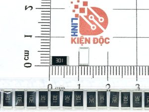 Điện trở dán 2512 300R 301-1W 5% (dây 10 chiếc)