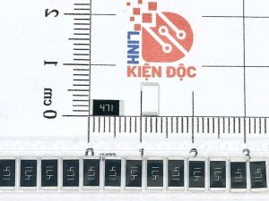 Điện trở dán 2512 470R 471-1W 5% (dây 10 chiếc)