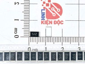 Điện trở dán 2512 5.1K 512-1W 5% (dây 10 chiếc)