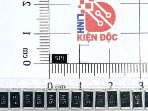 Điện trở dán 2512 510K 514-1W 5% (dây 10 chiếc)