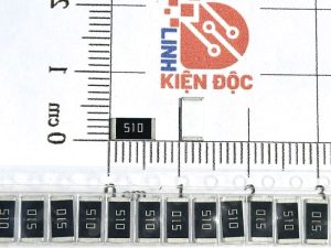 Điện trở dán 2512 51R 510-1W 5% (dây 10 chiếc)