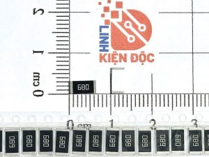 Điện trở dán 2512 68R 680-1W 5% (dây 10 chiếc)