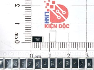 Điện trở dán 2512 7.5K 752-1W 5% (dây 10 chiếc)
