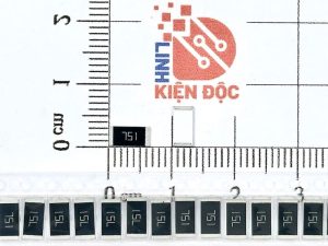 Điện trở dán 2512 750R 751-1W 5% (dây 10 chiếc)