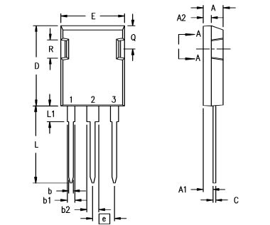 Kích thước IXFX230N20T