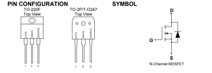 Sơ đồ chân GP47S60X