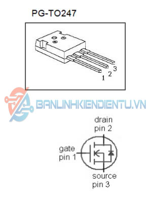 Sơ đồ chân và cấu tạo 35N60CFD