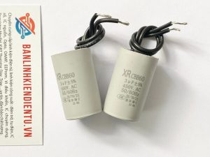 Tụ khởi động 3uF 450V CBB60 25x40mm