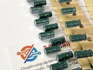 Tụ hoá 0.68uF 50V 5x11mm