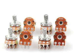 Chiết áp đôi 1K WH148-B1K chân 20mm