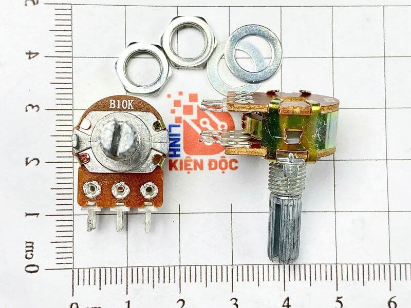 Chiết áp đôi WH148 B10K 20mm Chiết áp đôi WH148 B10K 20mm