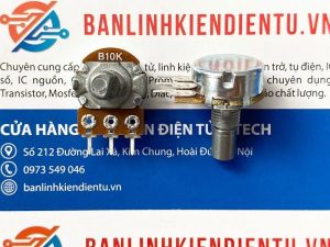 Chiết áp đơn WH148-B10K 15mm 10K (núm vát)
