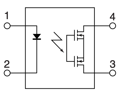 Sơ đồ chân AQY210S