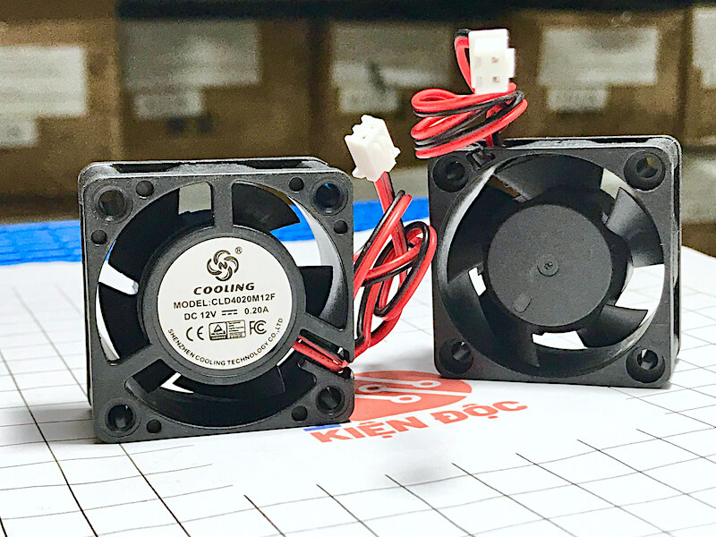 Quạt tản nhiệt CLD4020M12F Cooling 0.2A 12V kích thước 40x40x20mm