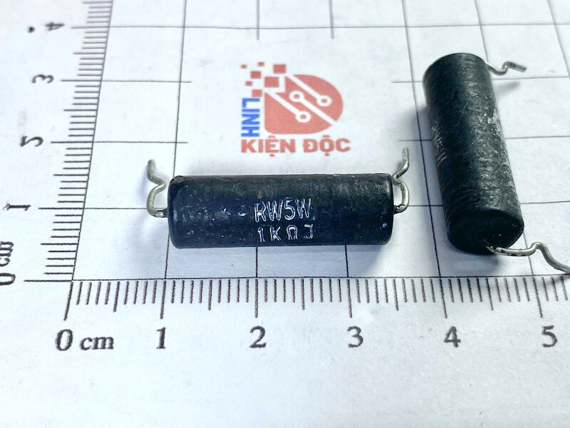 Điện trở dây quấn RW5W 1K