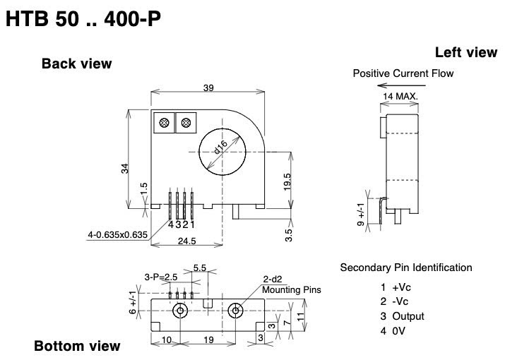 Giới thiệu Cảm biến dòng HTB50-P