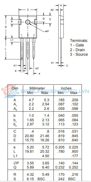 Kích thước H25R1203