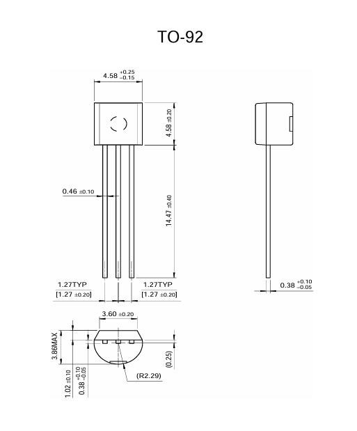 Kích thước chân KSP92